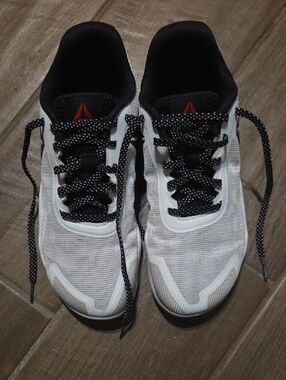 Reebok Black Sneakers with Lime Accent